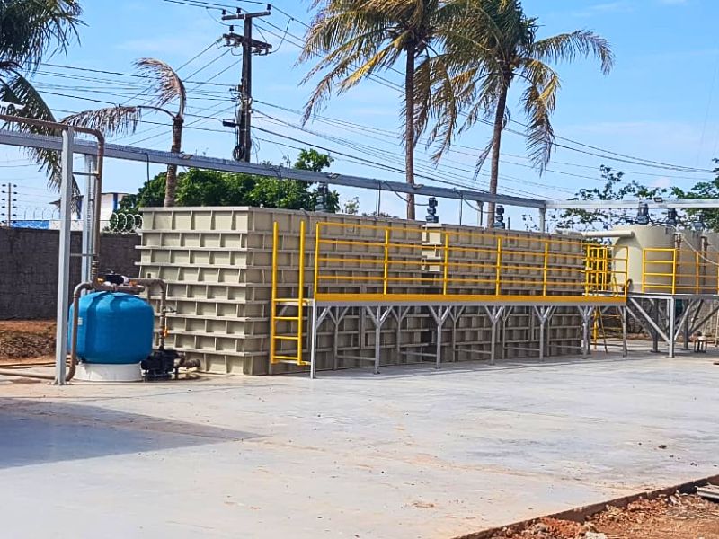 Estação para tratamento de água
